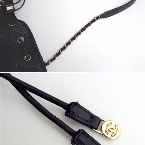 Chanel Deauville Drawstring Satchel Bag - Picture 5 of 7